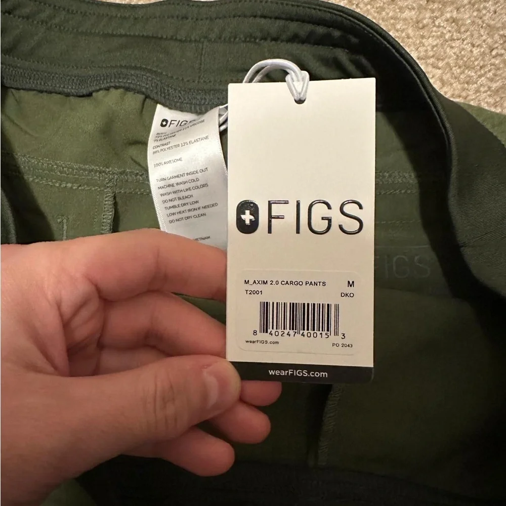 FIGS Axim 2.0 Cargo Pants -NEW- Men’s Size M